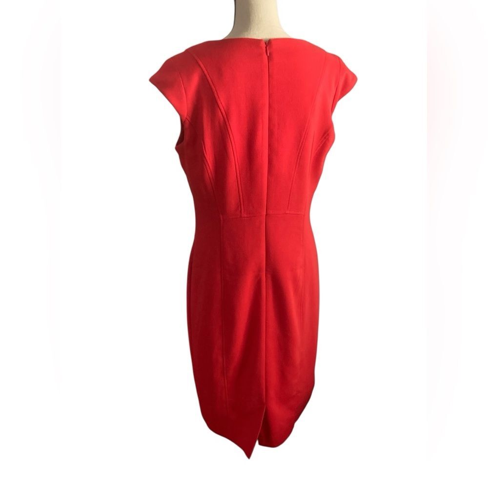 Women’s Mario Serrani red sheath dress 10 made in Italy pin up wedding guest - Picture 15 of 15